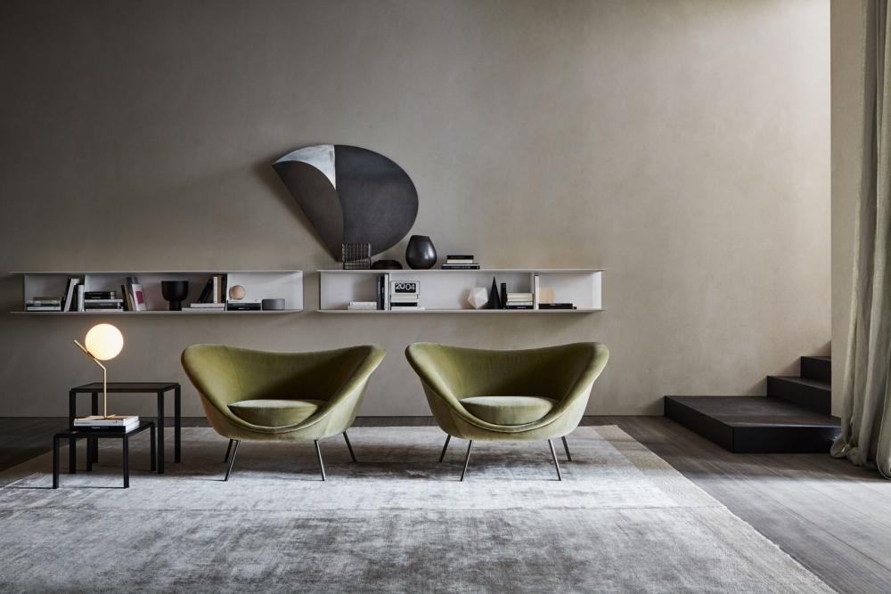 D.154.2 Fabric armchair with armrests