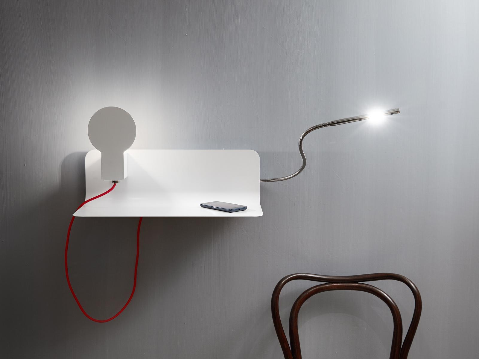 SKETCH LED indirect light iron wall light