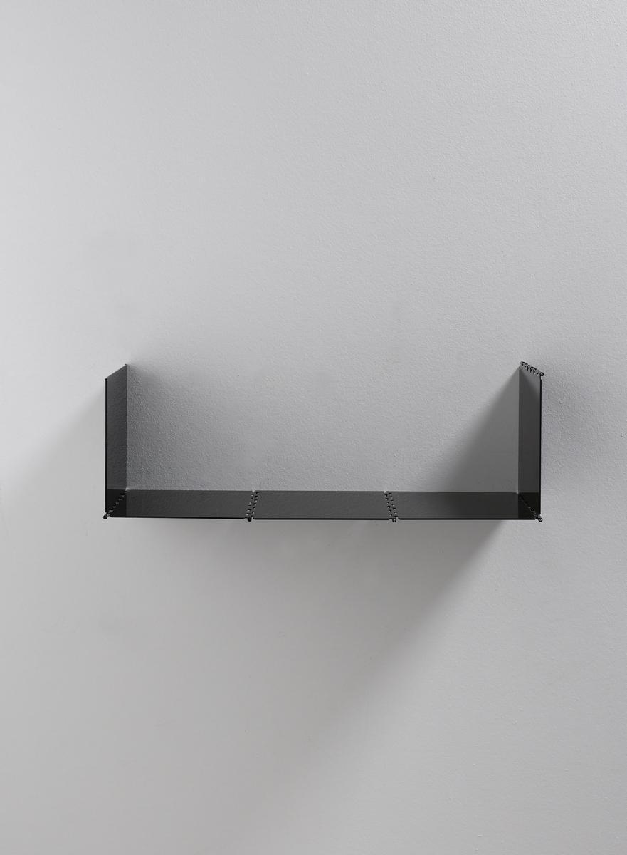 349 Wall-mounted modular iron bookcase