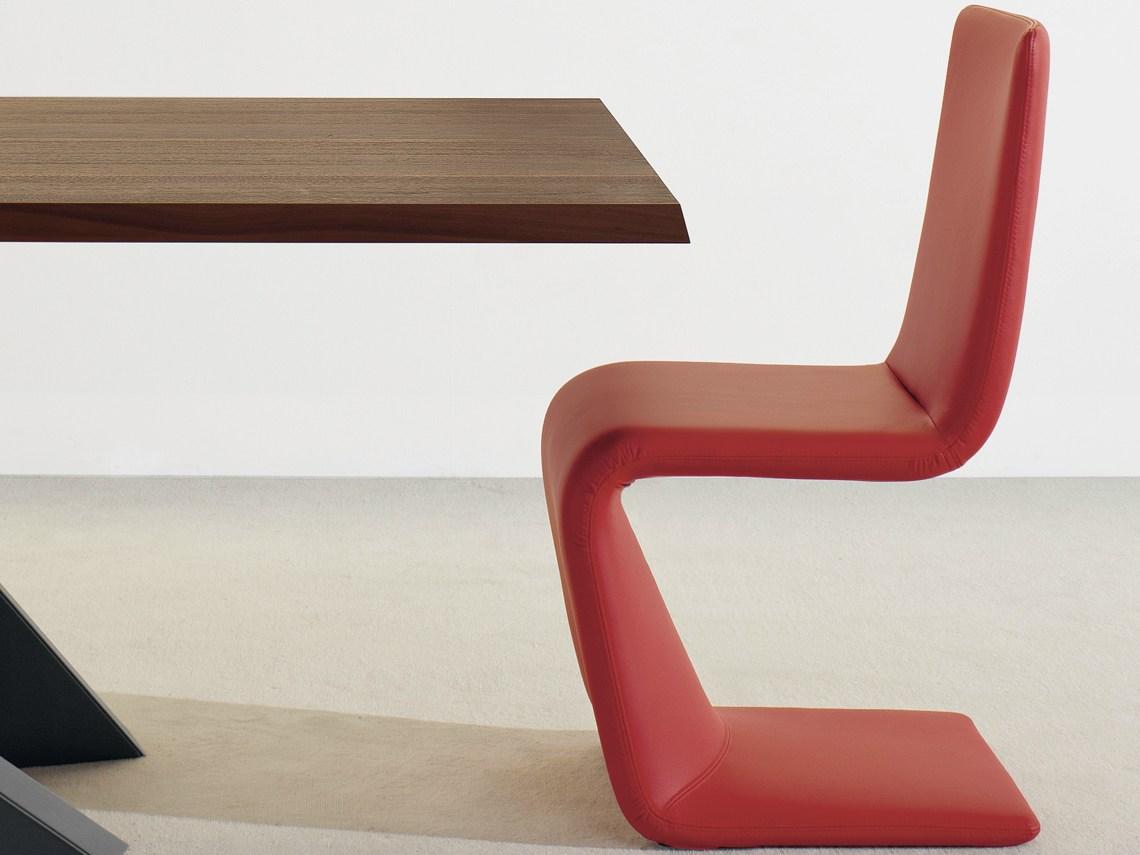 VENERE Cantilever upholstered chair