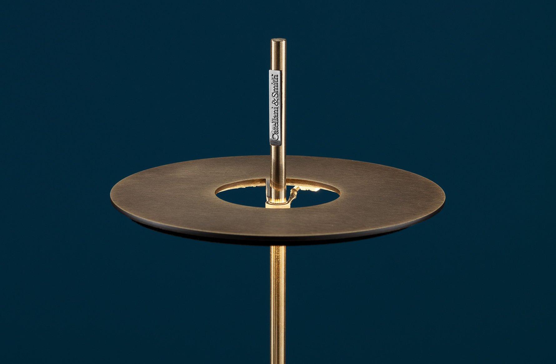 GIULIETTA BE T LED cordless brass table lamp