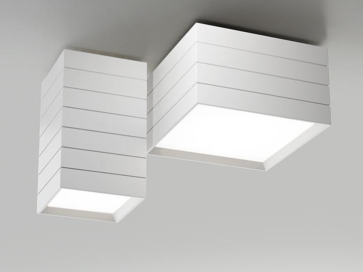 GROUPAGE LED modular aluminium ceiling light