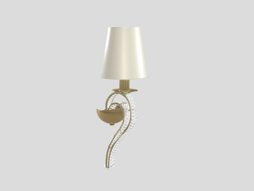 CRISTALIS A1 Metal wall lamp with crystals