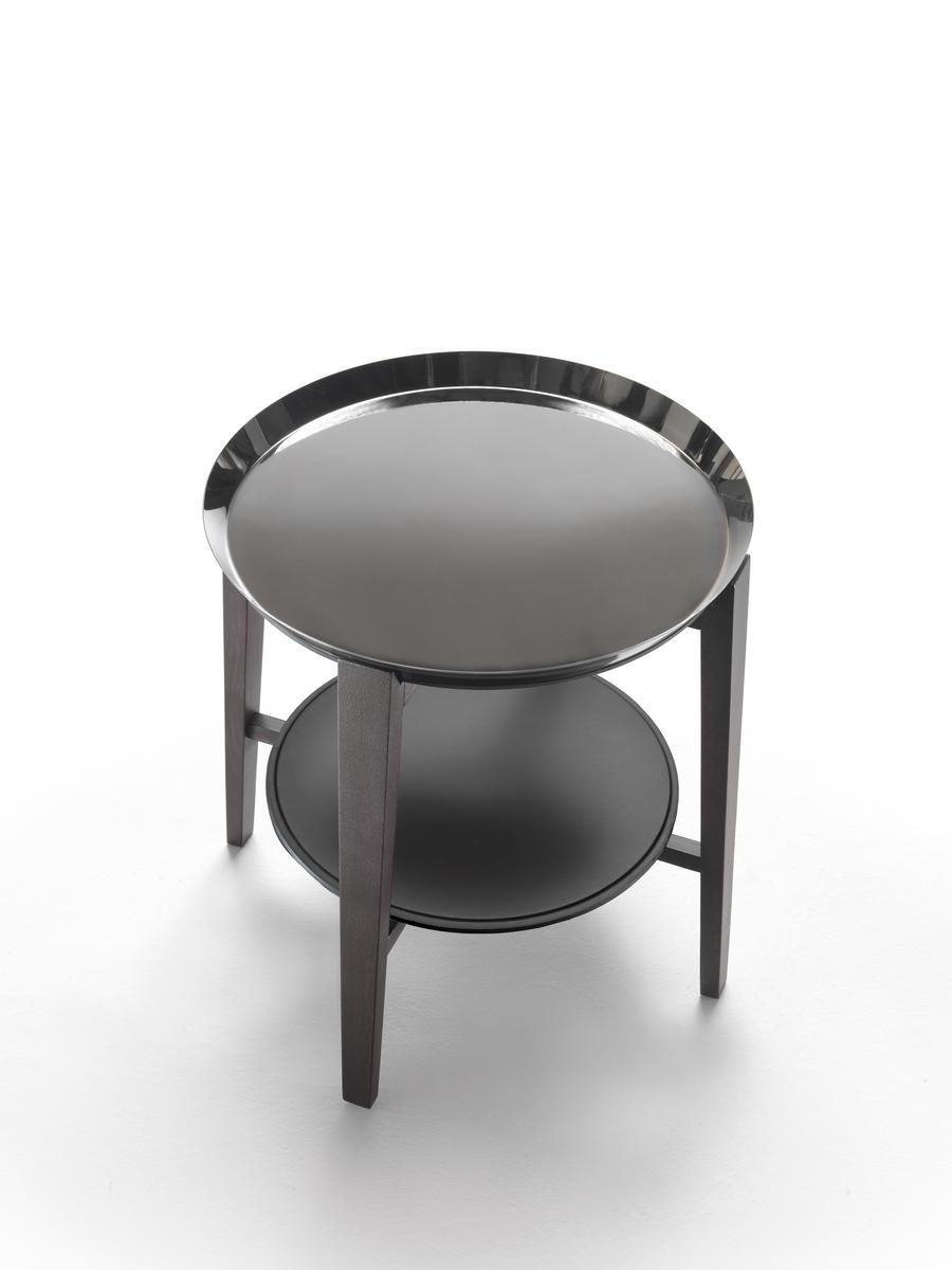 CABARÈ Round coffee table with tray