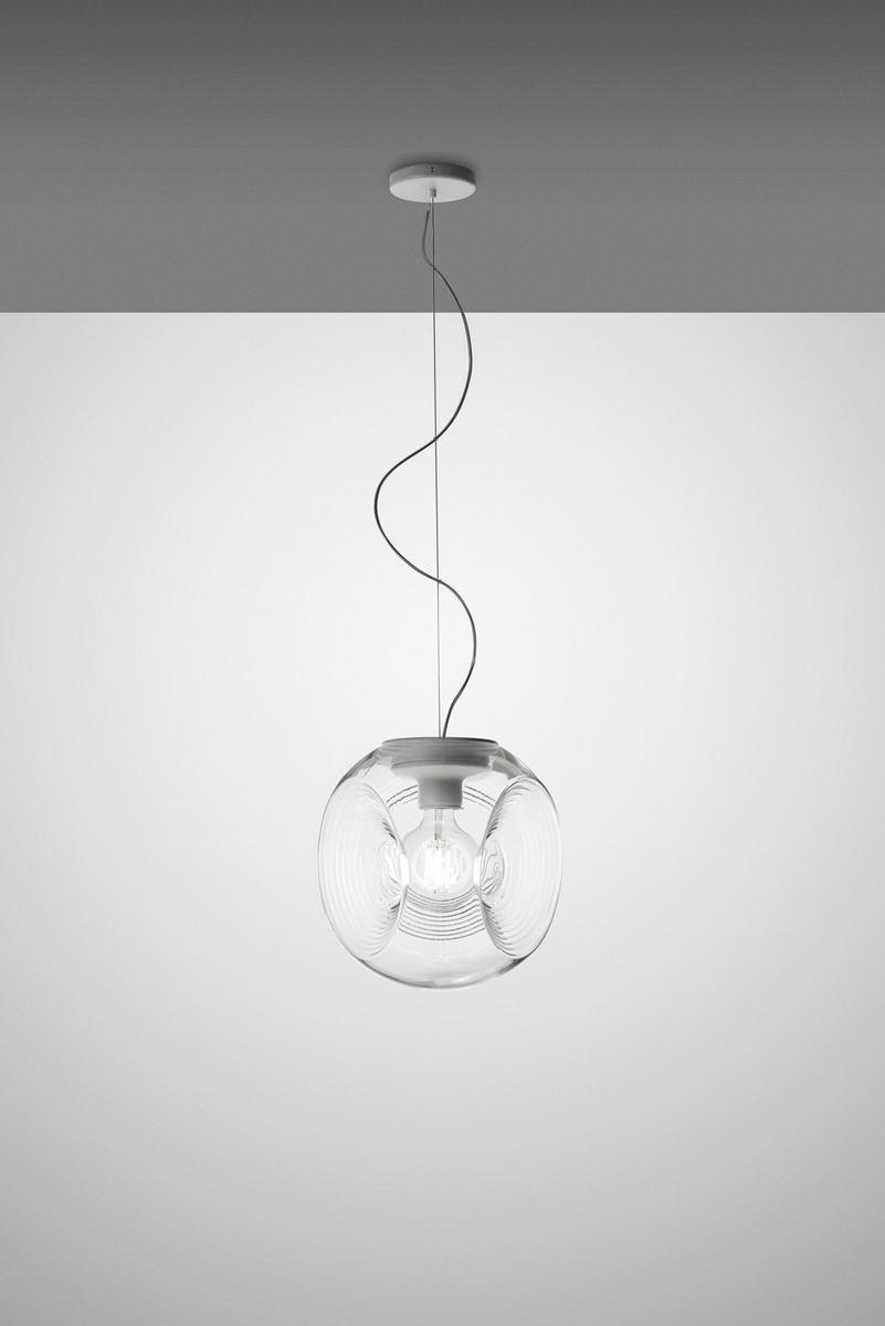 EYES Fluorescent blown glass pendant lamp