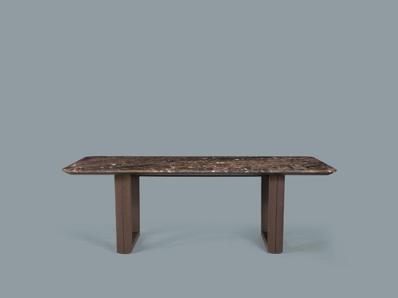 B130 Rectangular marble table