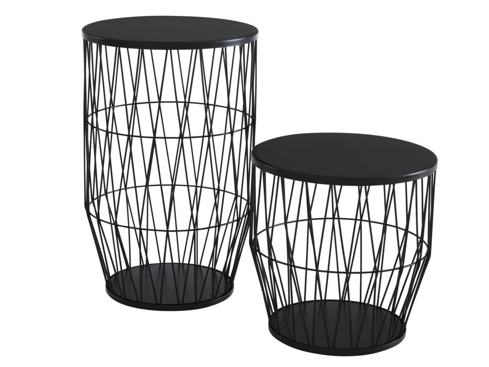 AZABU Round steel coffee table