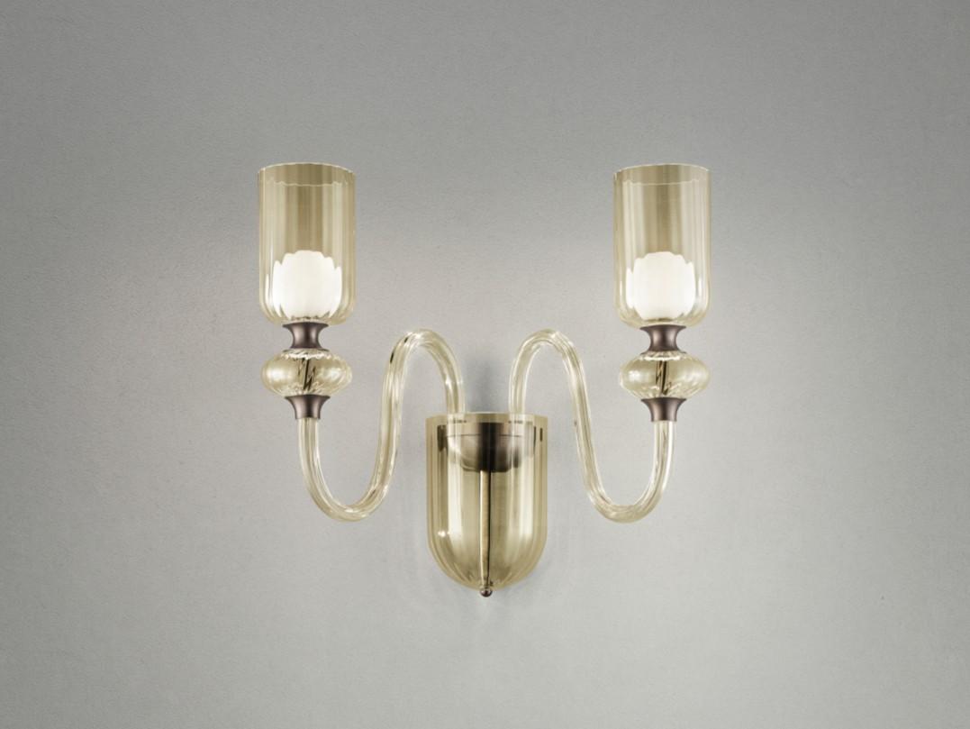 CANDEL Blown glass wall lamp