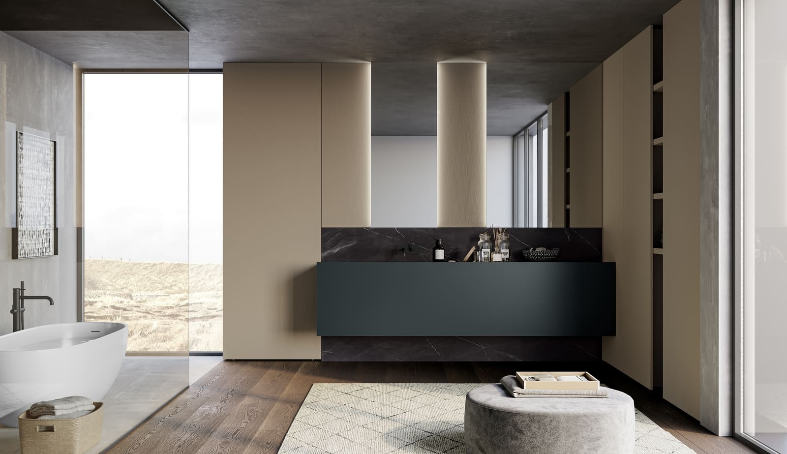 SAIL Lacquered bathroom