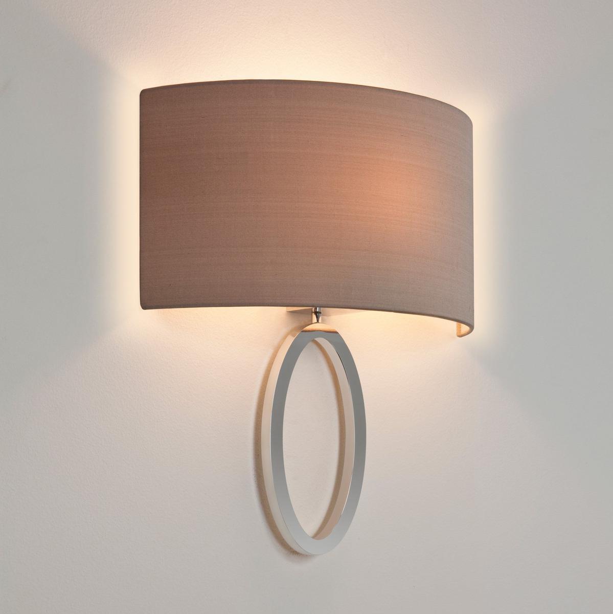 LIMA Wall lamp in steel and fabric