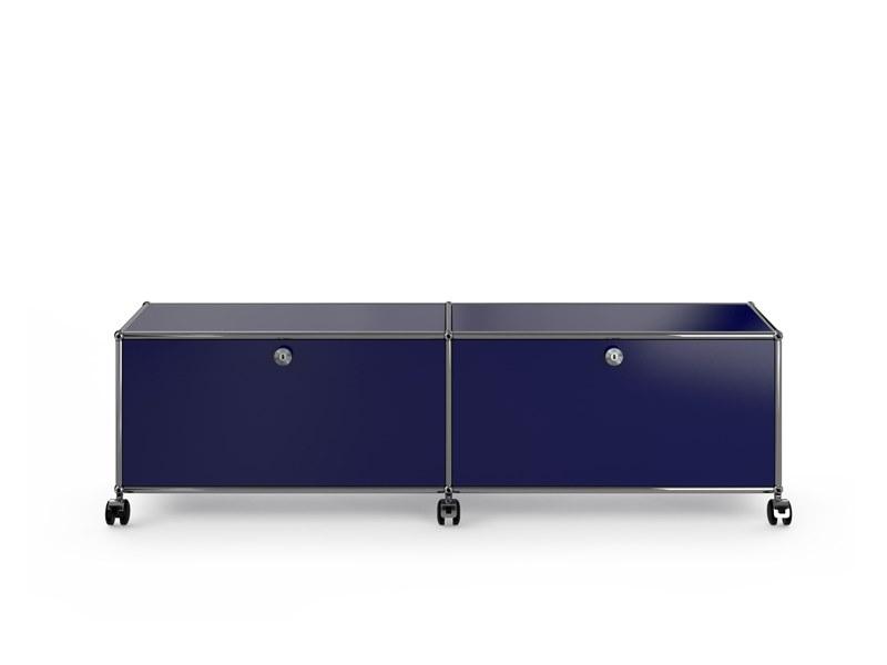 HALLER ENTERTAINMENT UNIT Metal TV cabinet