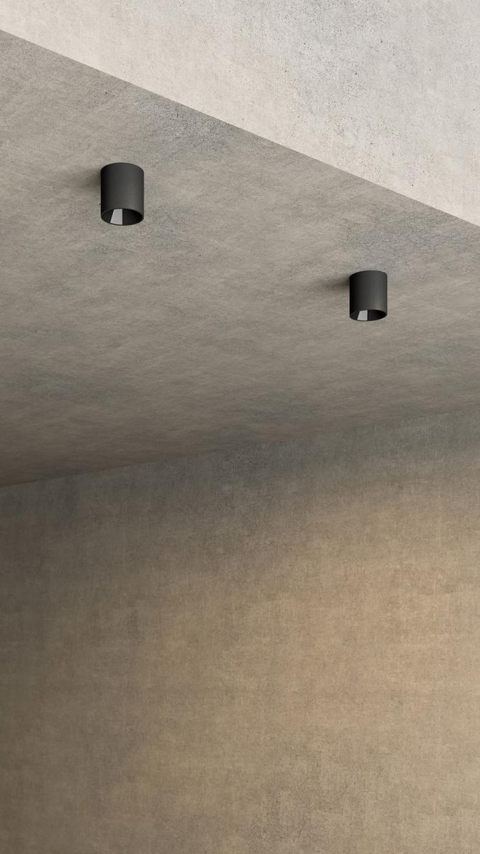 SHOT LIGHT M SURFACE LED round ceiling aluminium spotlight