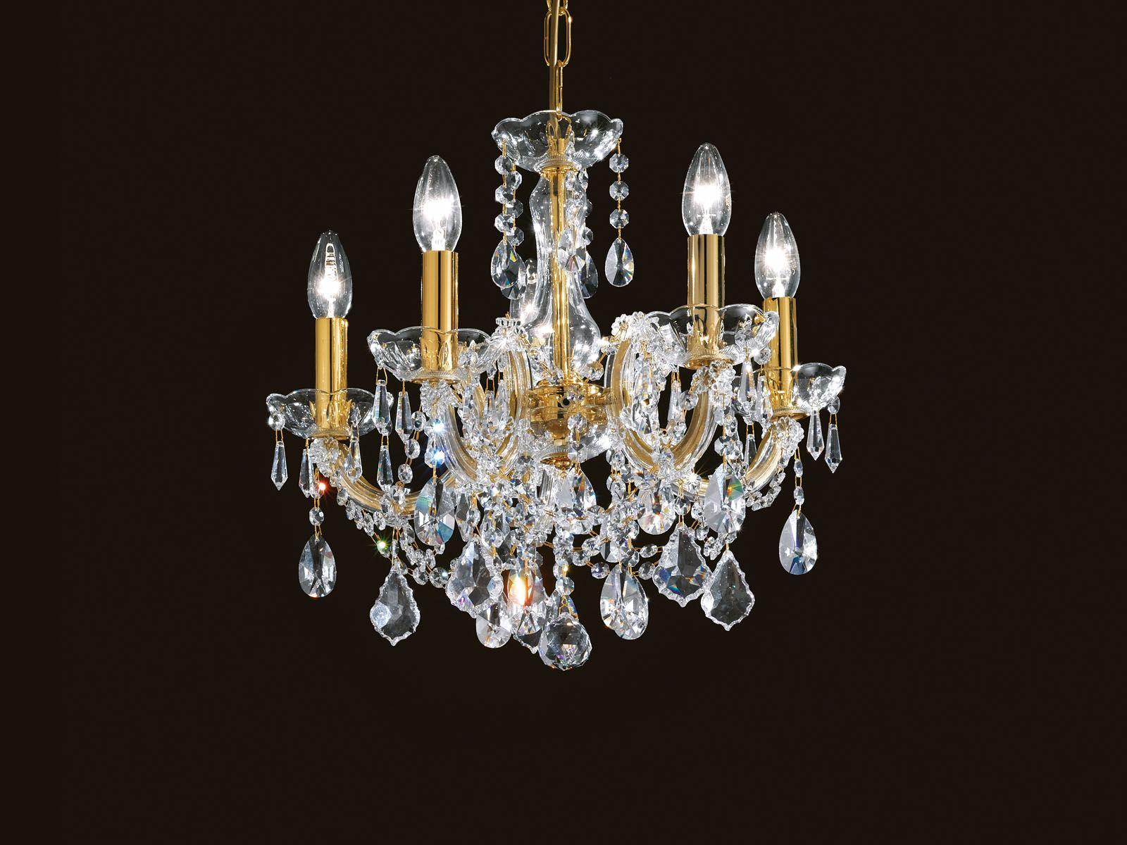MARIA TERESA VE 944 3 / 5 Painted metal chandelier with crystals