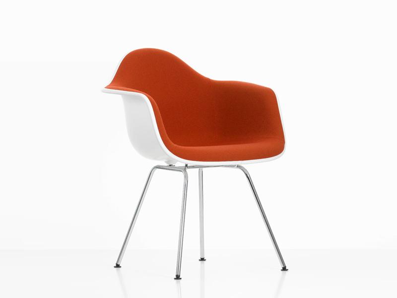 DAX Upholstered fabric chair with armrests