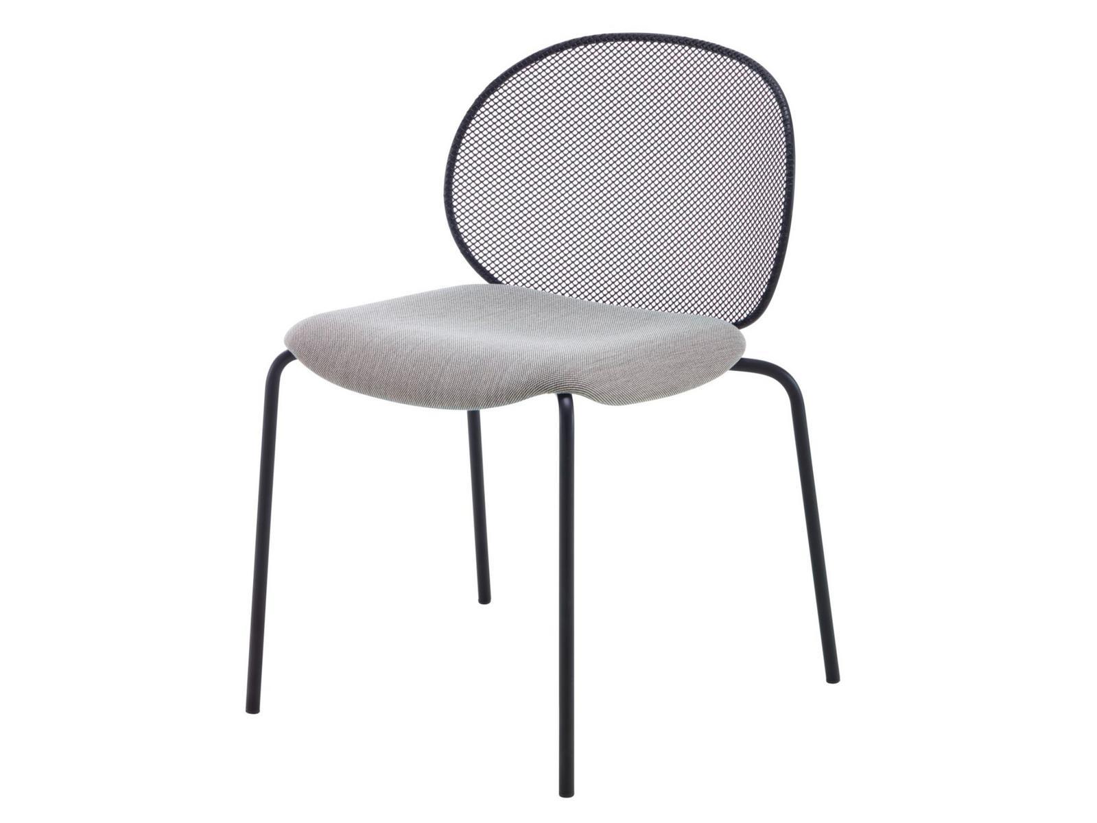 UNBEAUMATIN Steel chair with integrated cushion