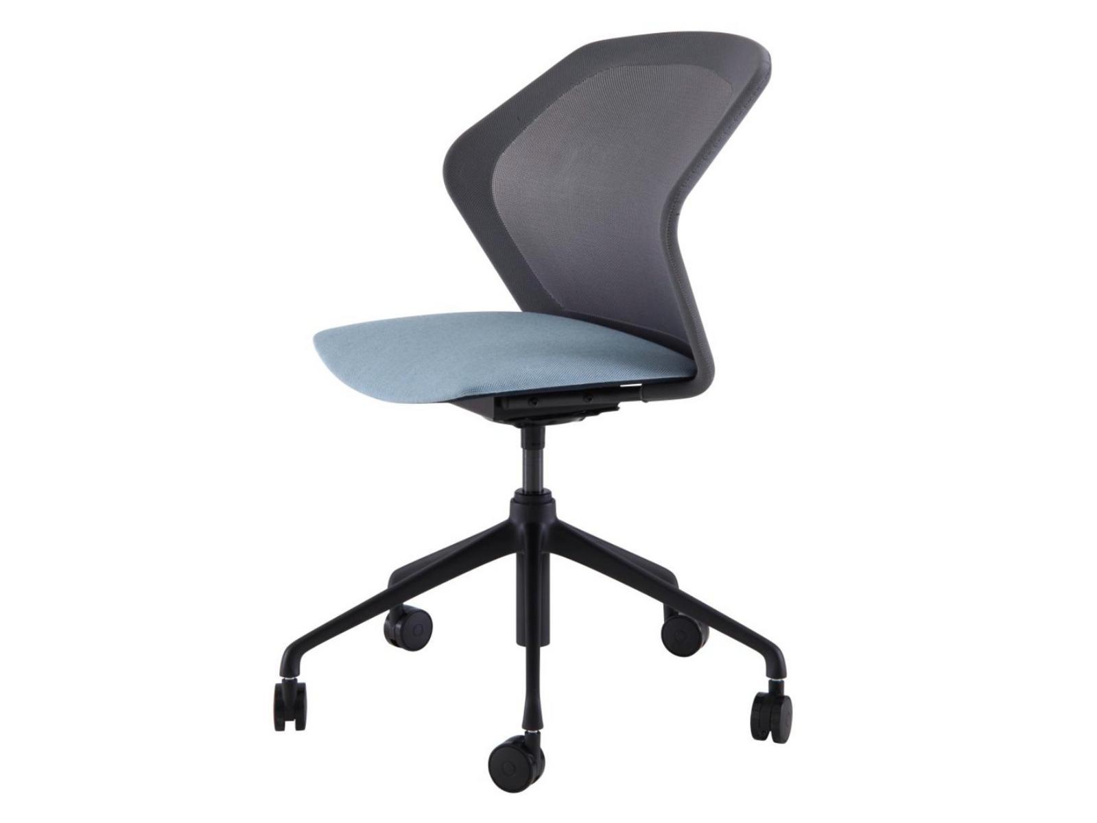 PICCIONE Swivel fabric office chair with 5-Spoke base with castors