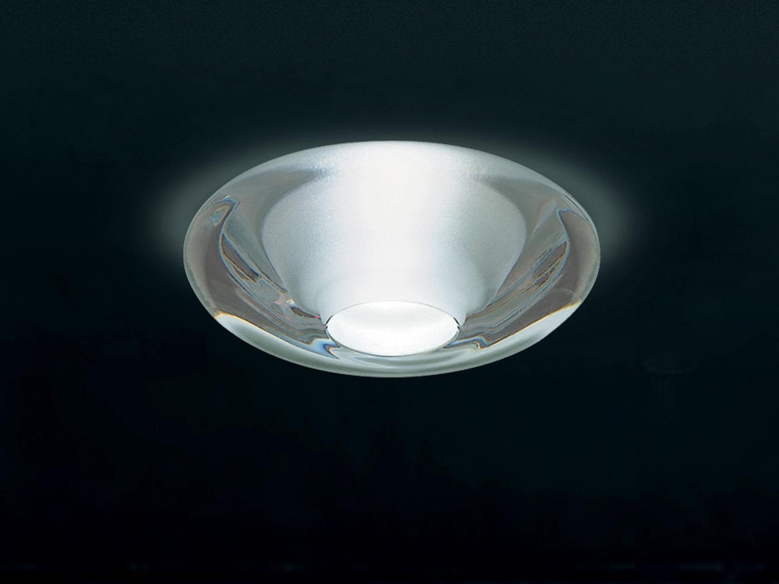 ONY I LED recessed glass spotlight for false ceiling