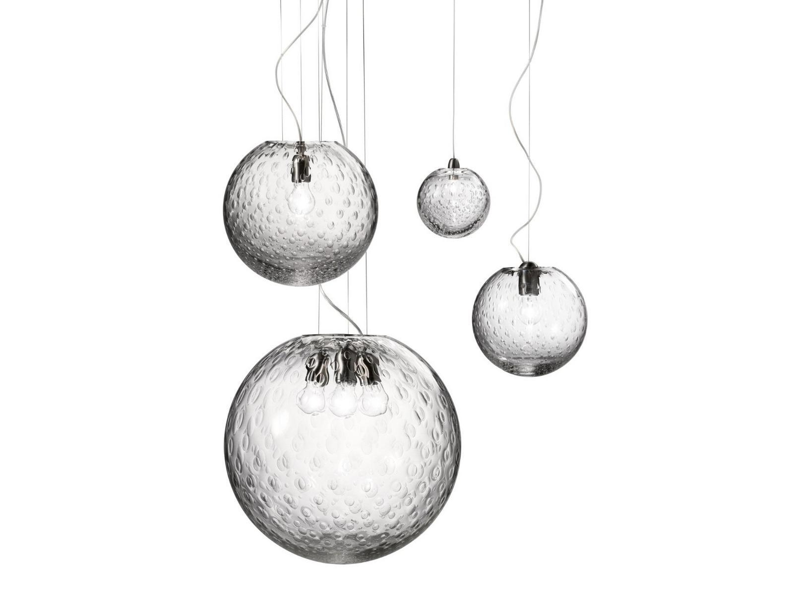 BOLLE SP 35/45 Glass pendant lamp