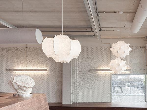 COCOON VISCONTEA Cocoon resin pendant lamp