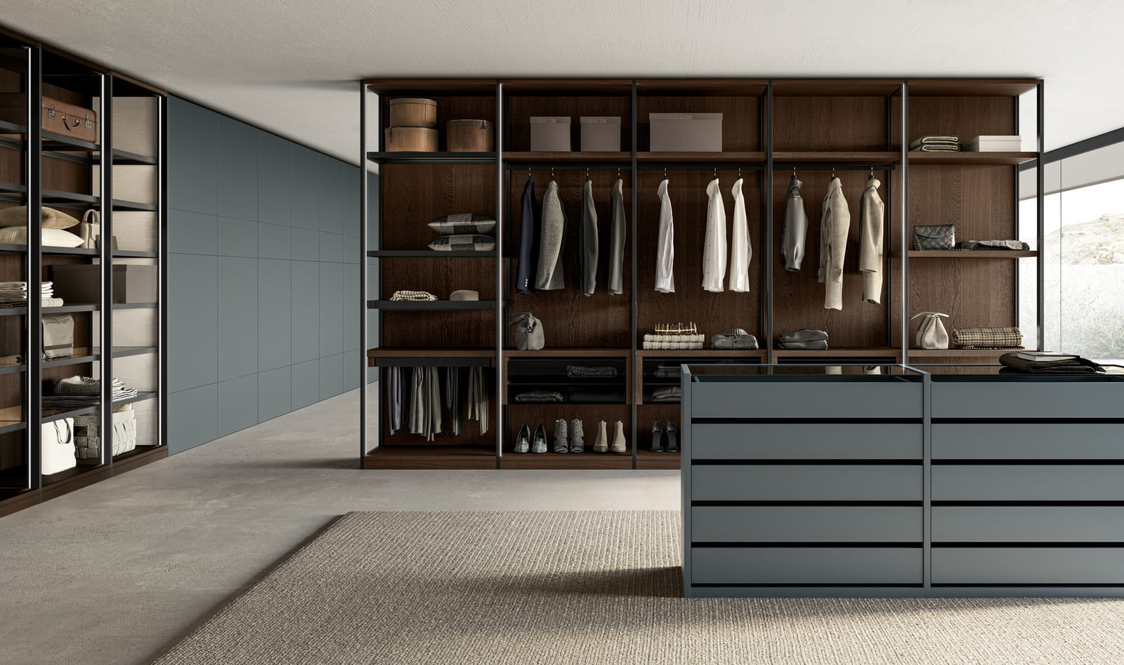 SCENA Modular melamine closet