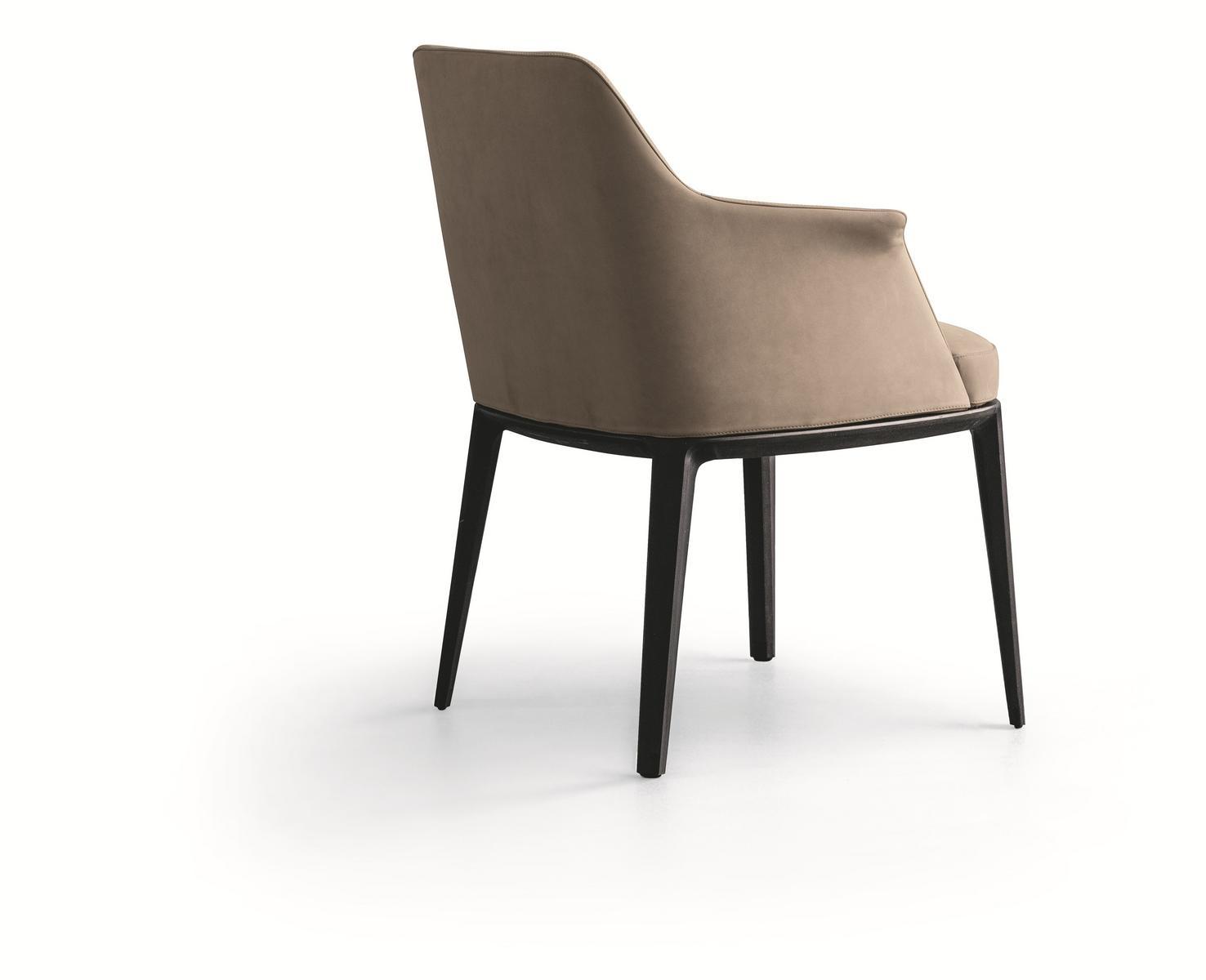 SOPHIE Upholstered chair with armrests