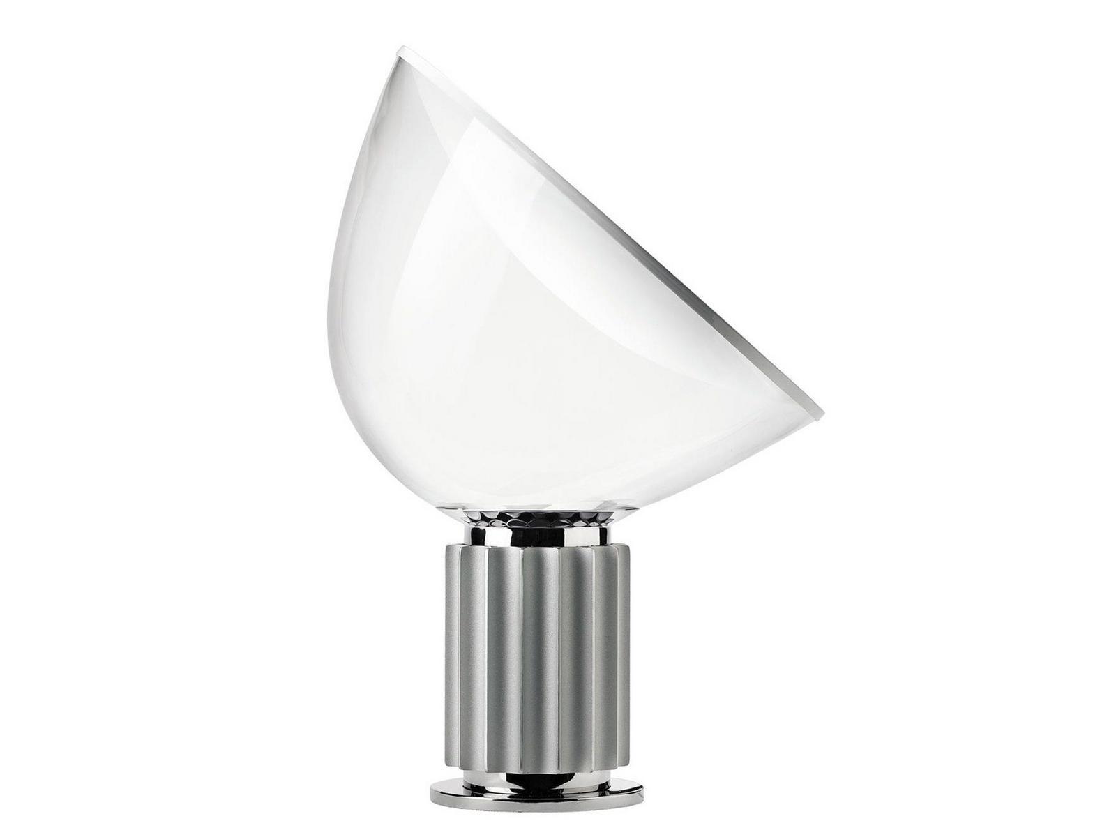 TACCIA LED indirect light glass and aluminium table lamp TACCIA LED indirect light glass and aluminium table lamp