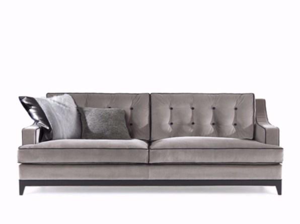 CLARK 3 seater velvet sofa