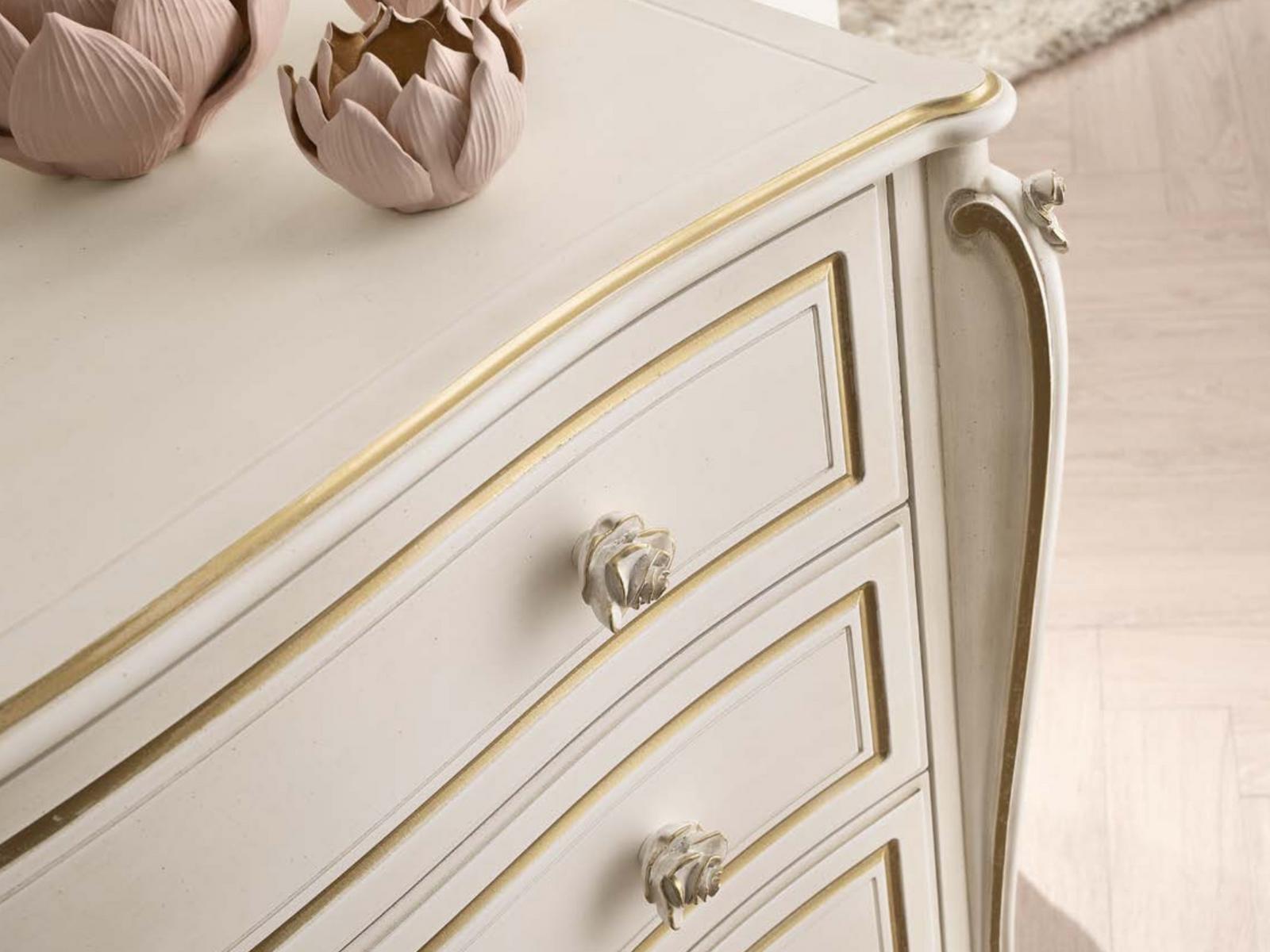 MICHELANGELO Wooden chest of drawers