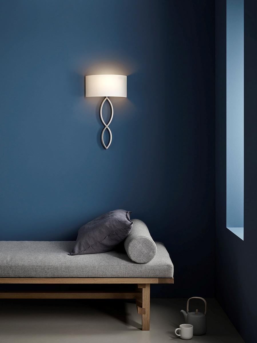 CASERTA LED steel wall lamp with dimmer