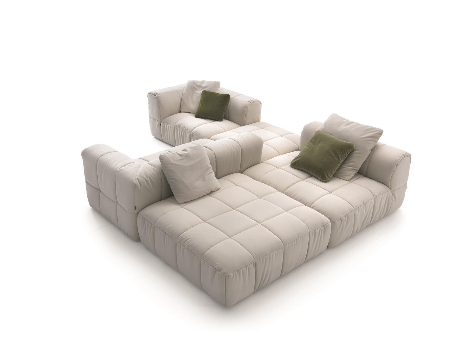 STRIPS SYSTEM Modular fabric sofa