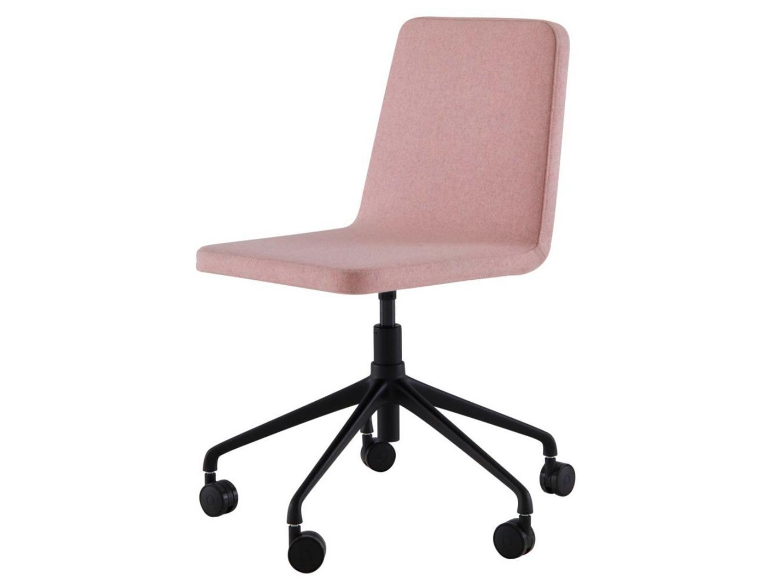 VIK Swivel fabric office chair with 5-Spoke base with castors