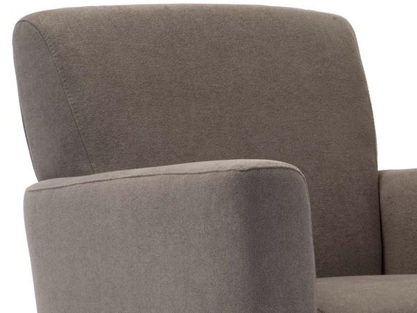BLANCA Upholstered fabric lobby chair