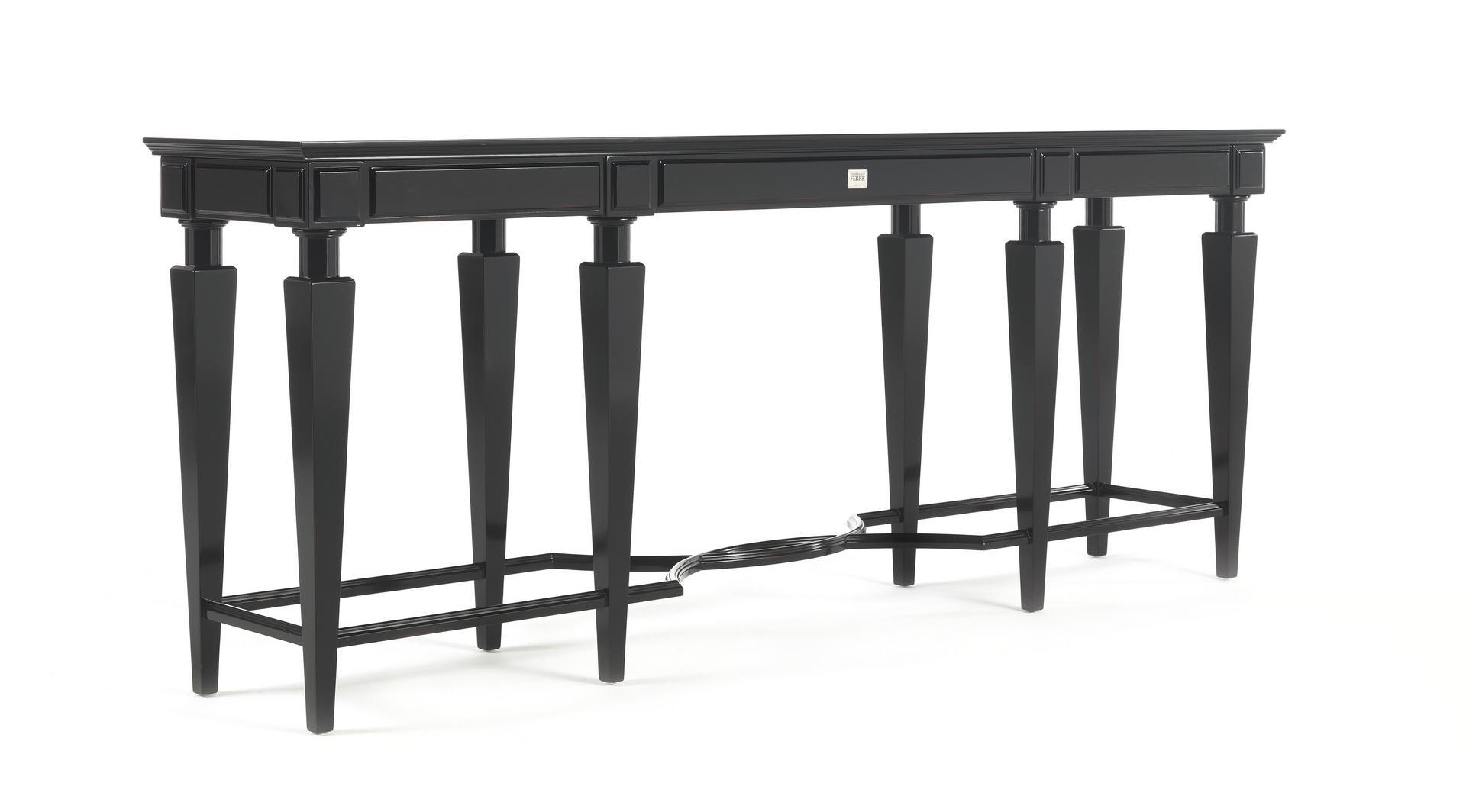 LORD Rectangular beech console table