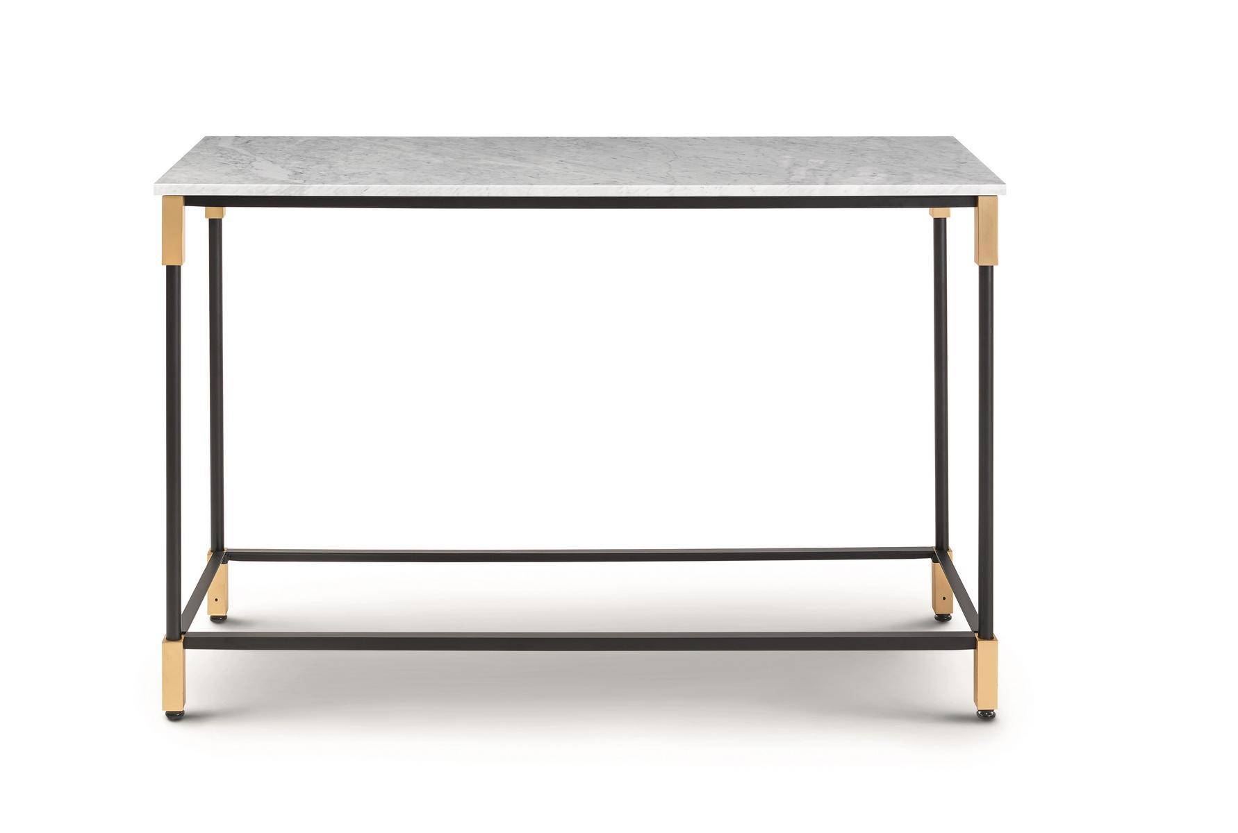 MATCH Rectangular marble console table