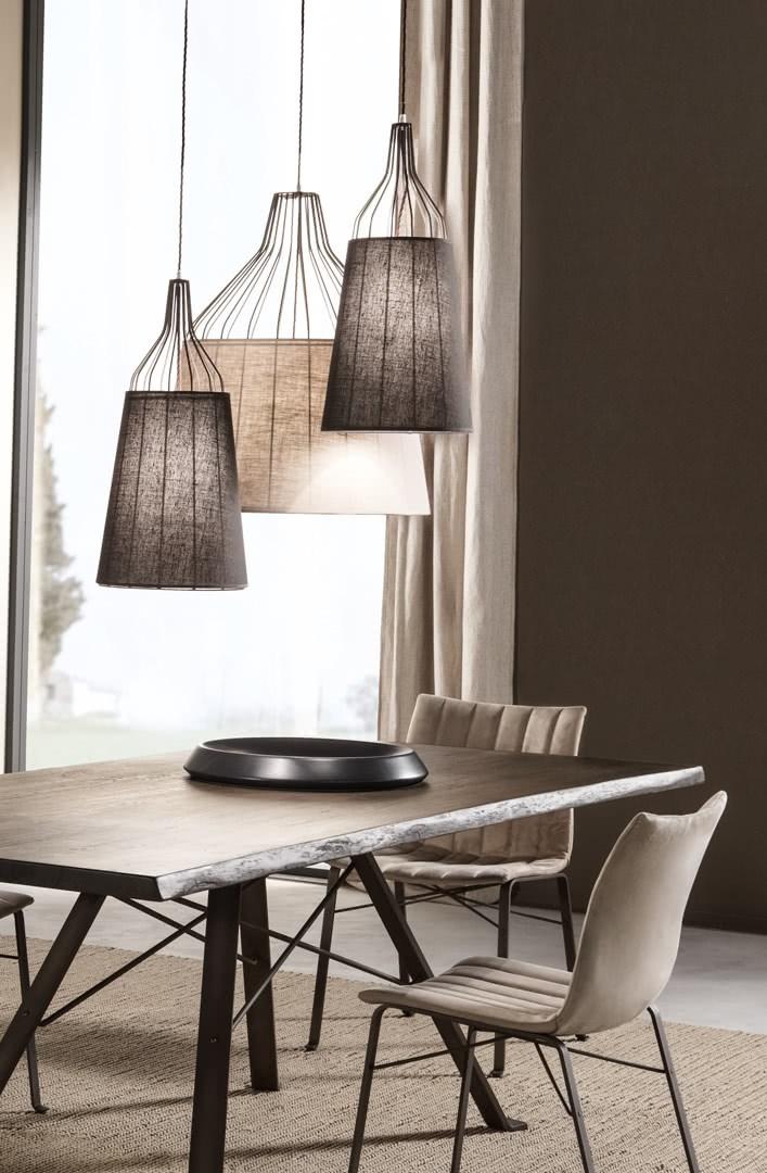 SOFIA Steel pendant lamp