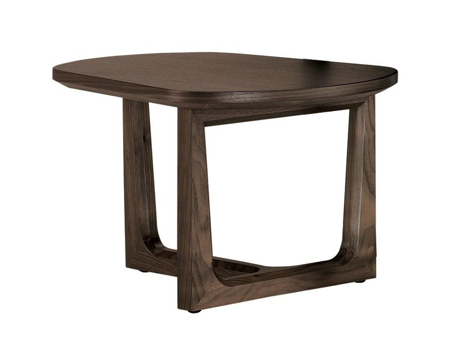 TRIDENTE Low wooden coffee table for living room