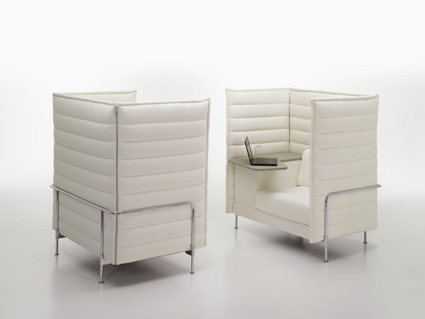 ALCOVE HIGHBACK WORK High-back fabric small sofa