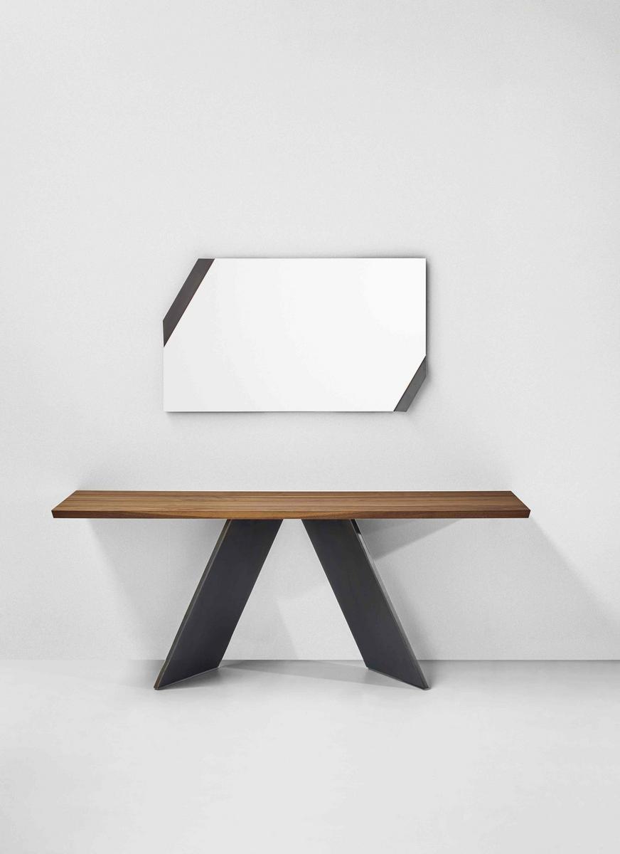 AX Rectangular wooden console table