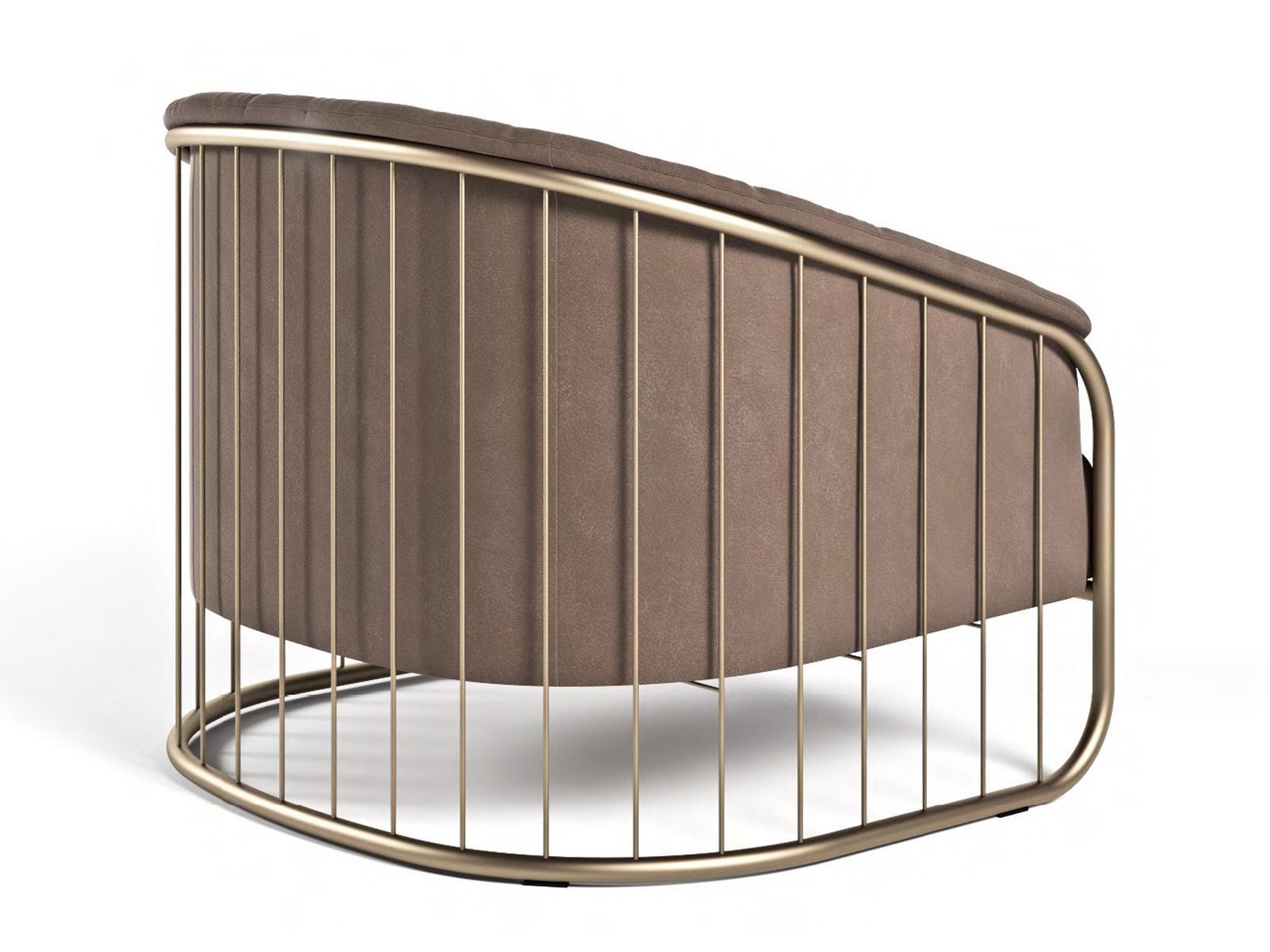 CHARLESTON Leather armchair