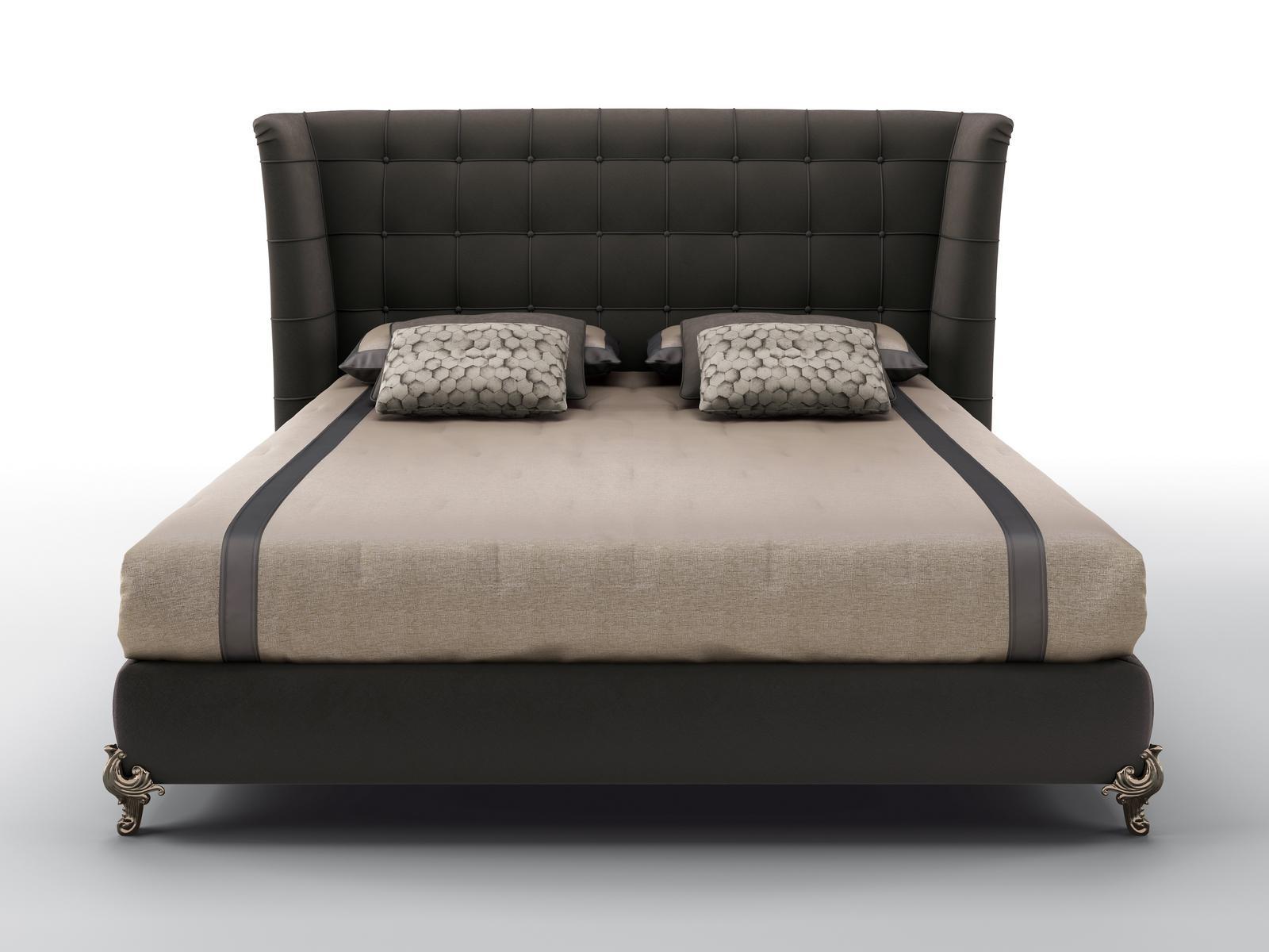 KING Upholstered velvet bed