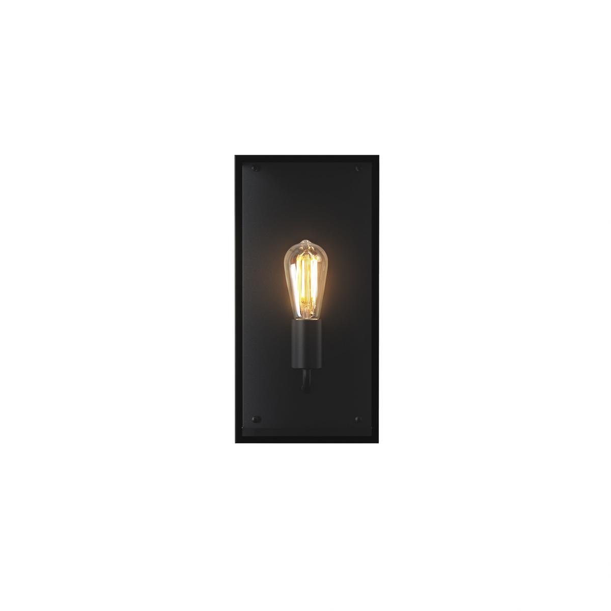 MESSINA 200 LED Glass and Stainless Steel Outdoor wall Lamp