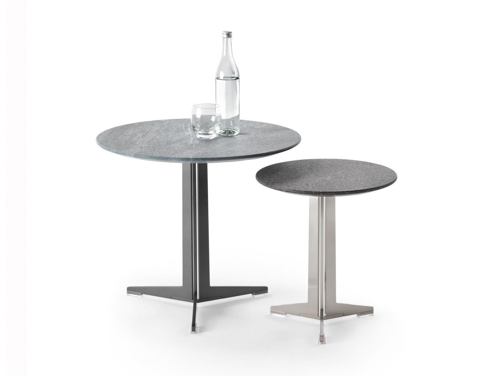 FLY Round natural stone coffee table