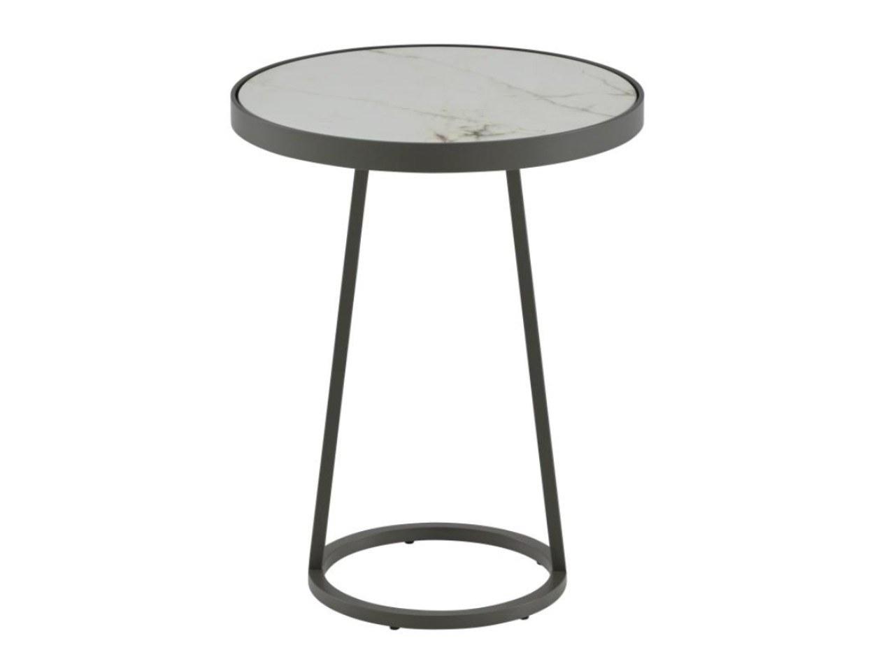 CIRCLES Round steel garden side table