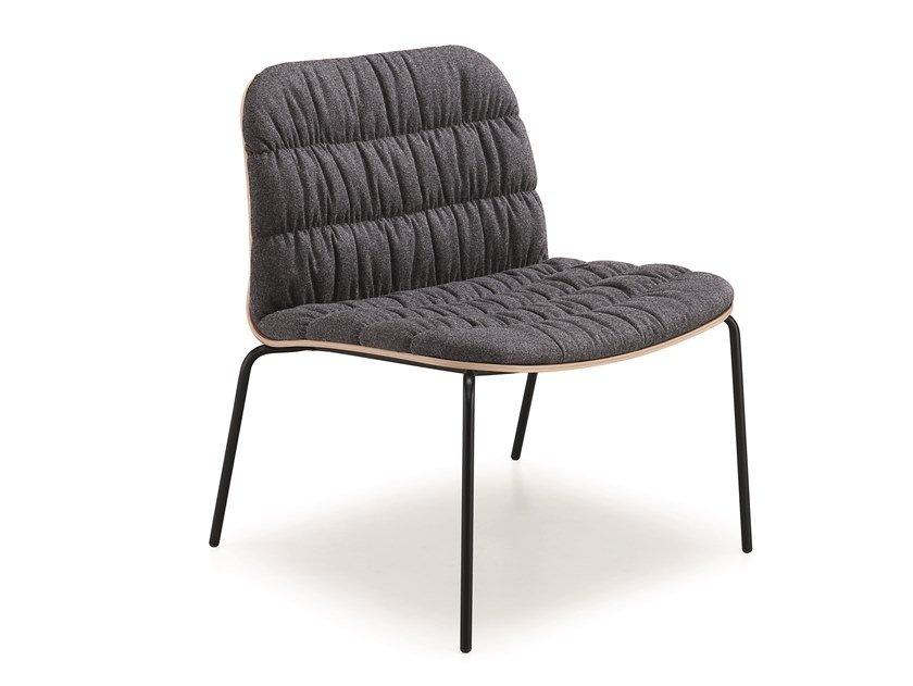 LIÙ AT MT Upholstered fabric armchair