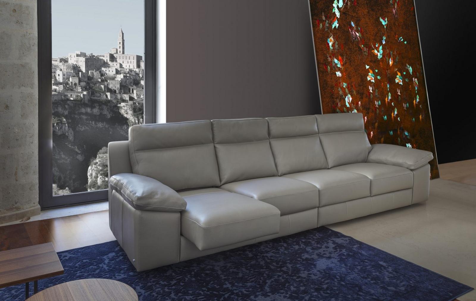 TAYLOR Corner leather sofa