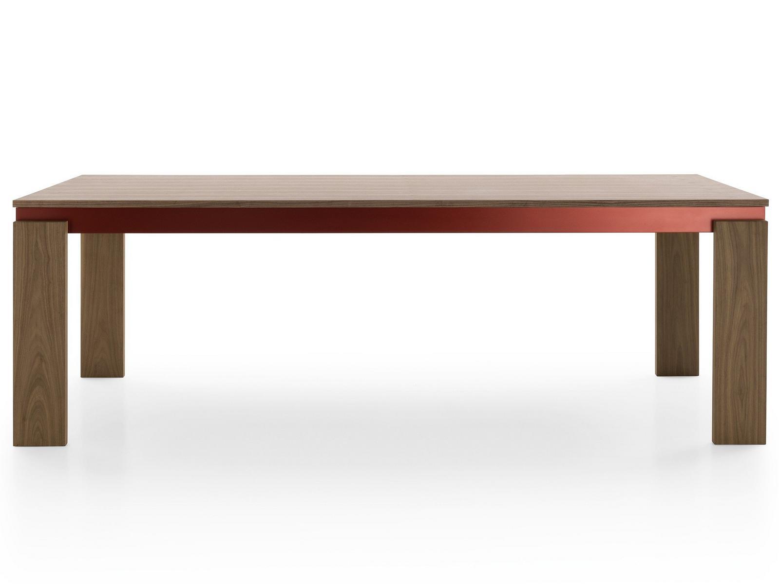 PARALLEL STRUCTURE Rectangular wooden table