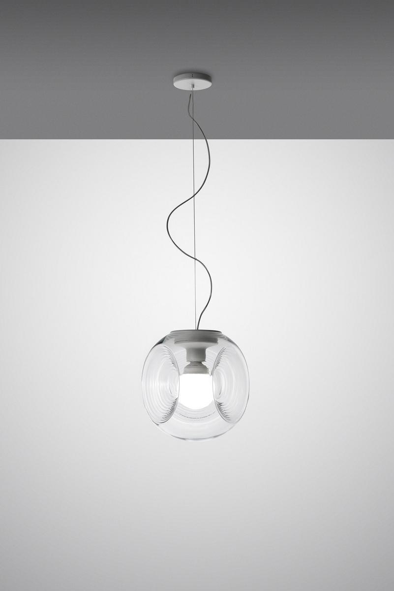 EYES Fluorescent blown glass pendant lamp