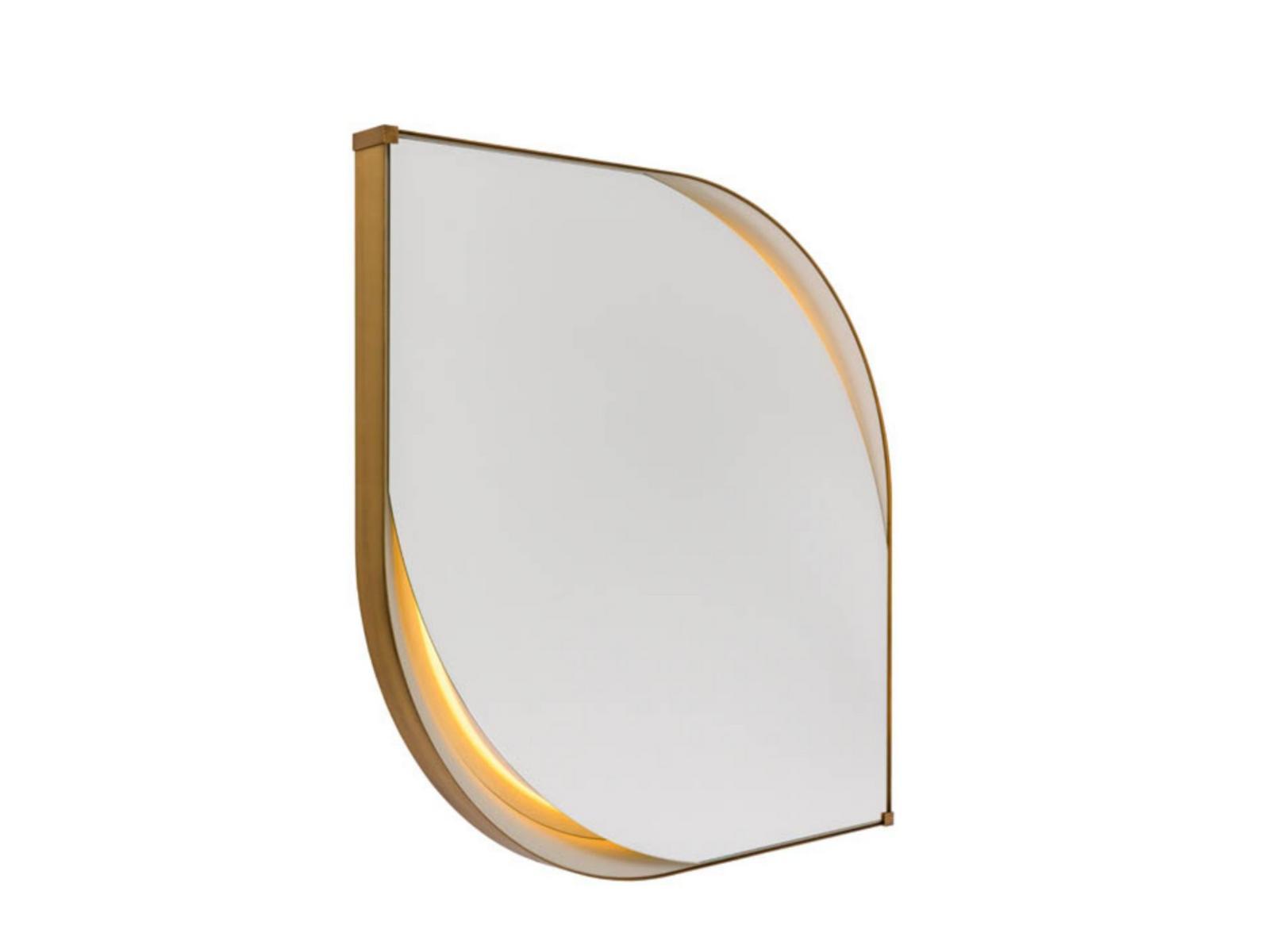 VINE Wall-mounted mirror with integrated lighting