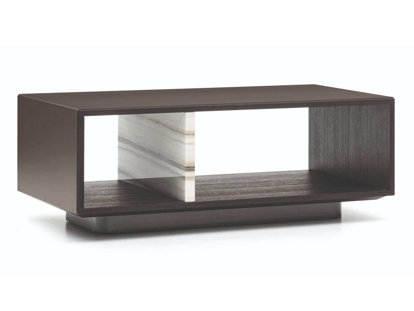 AMBER Low coffee table with storage space