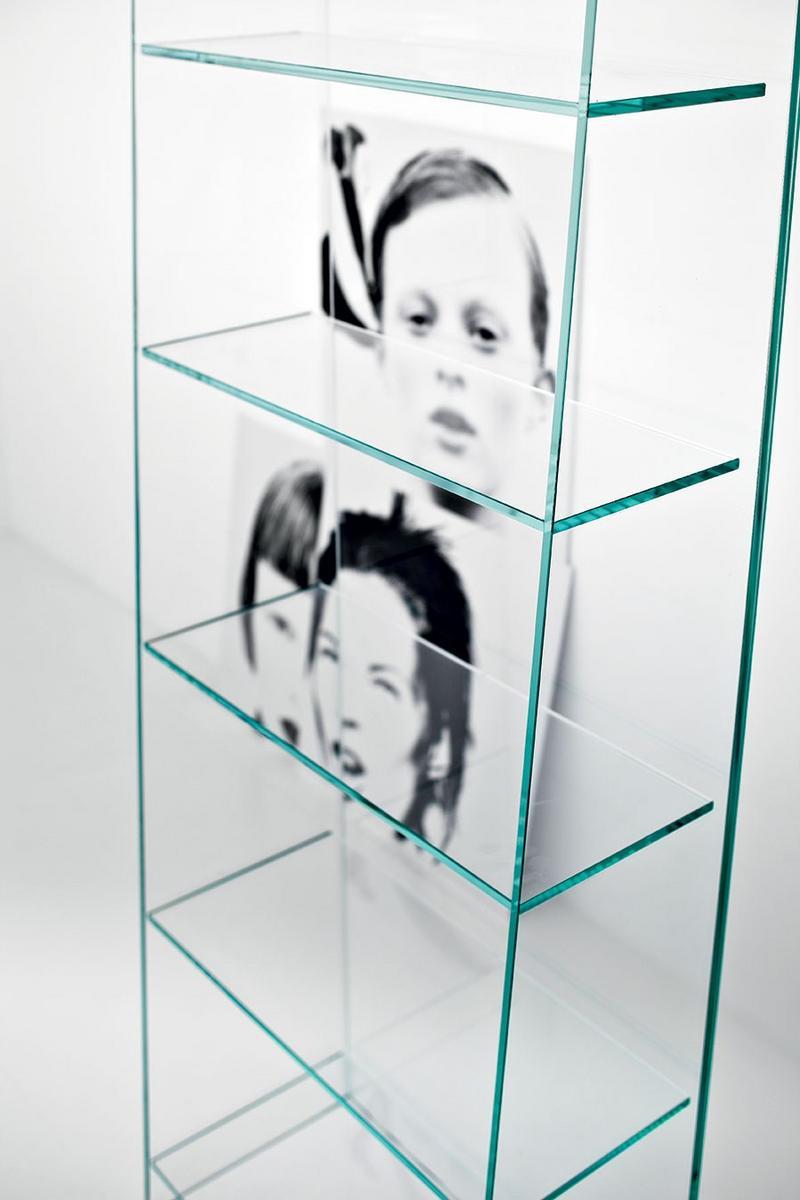 OLYMPIA Freestanding glass bookcase